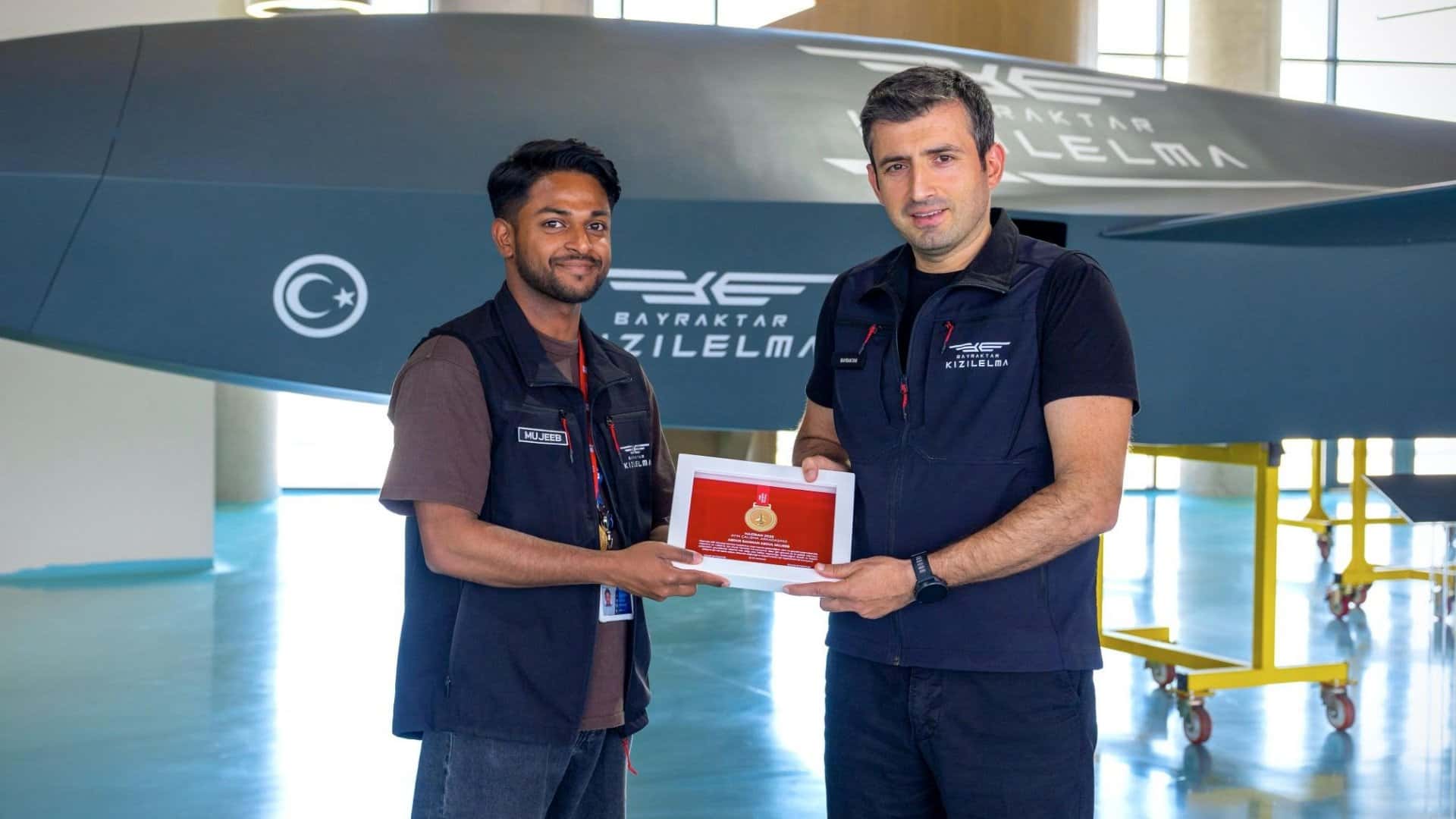 Our Alumnus Abdurrahman Mujeeb Named 'Employee of the Month' at Baykar