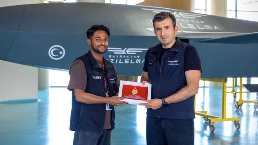 Our Alumnus Abdurrahman Mujeeb Named 'Employee of the Month' at Baykar